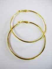 Large Gold Hoop Earrings - Jewelry