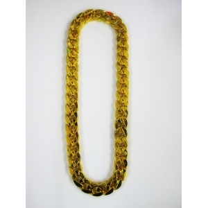 Chunky Gold Chain Bling Necklace 