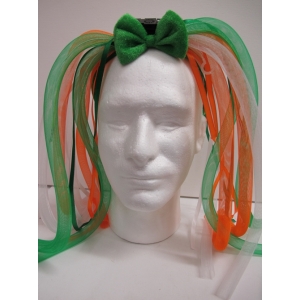 LightUp Green and Orange Noodles Headband