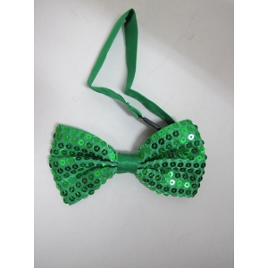 Green Sequin Bow Ties - St Patricks Day Costumes