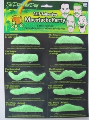Green Mustaches - St Patrick's Day Costumes Accessories