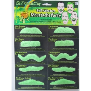 Green Mustaches - St Patrick's Day Costumes Accessories