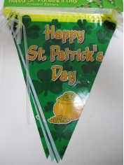 St Patricks Day Pennant Banner