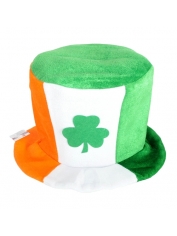 St Patricks Day Hat Green White Striped