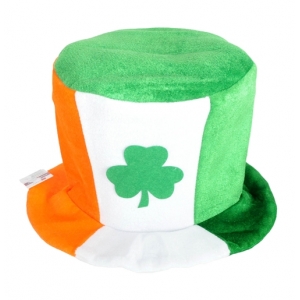 St Patricks Day Hat Green White Striped