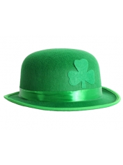 St Patricks Day Green Bowler Hat