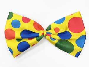 Jumbo Polka Dot Clown Bow Tie - Clown Costumes