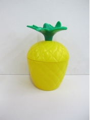 Pineapple Cups with Lid - Hawaiian Party Accessories