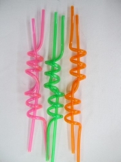Curly Straws - Hawaiian Party Accessories