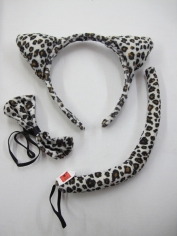 Leopard with Tail - Animal Headpiece
