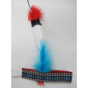 Blue Native American Headband