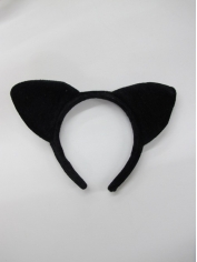 Black Cat Ears - Animal Headpiece