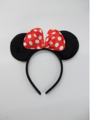 Mouse Ears with Bow - Animal Headpiece
