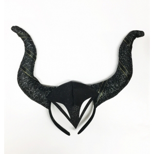 Black Demon Horns - Halloween Costumes Accessories