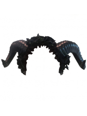 Devil Costume Large Black Devil Horns - Halloween Costumes Horns