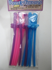 Hens Night Party Straw Multicolor - Novelty Toys