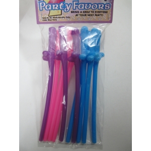 Hens Night Party Straw Multicolor - Novelty Toys