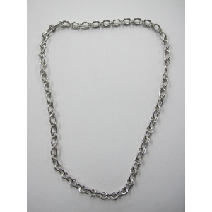 Long Silver Bling Necklace 