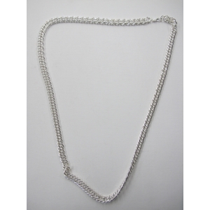 Extra Long Silver Bling Necklace