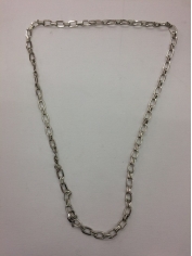 Long Silver Bling Necklace 2
