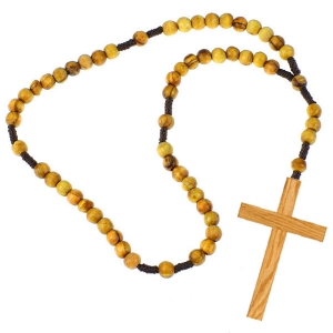 Cross Wooden Beads - Costume Jewellery