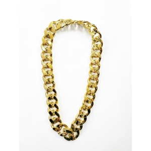 Long Gold Chunky Bling Necklace