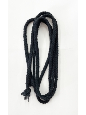 Black Rope Belt - Mens Costume Belt