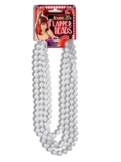 20s Flapper Long White Pearl Necklace