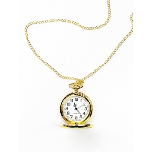 Pocket Watch Gold - Bling Necklaces