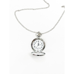 Pocket Watch Silver - Bling Necklaces