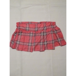 Pink School Gir Skirt - Womens Costume