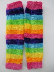 Rainbow Colored Leg Warmers