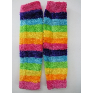 Rainbow Colored Leg Warmers