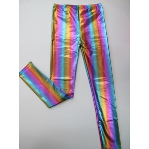 Metallic Rainbow Coloured Leggings