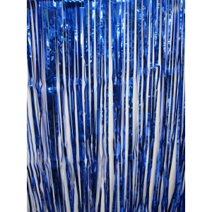 Blue Metallic Door Curtain - Party Decorations