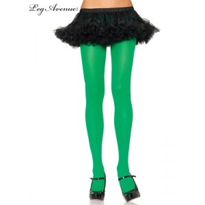 Nylon Tights Green - Leg Avenue Pantyhose and Tights