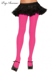 Nylon Tights Neon Pink - Leg Avenue Pantyhose and Tights