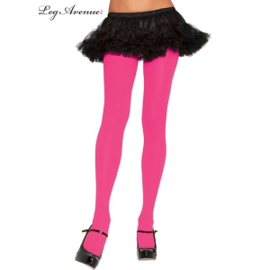 Nylon Tights Neon Pink - Leg Avenue Pantyhose and Tights