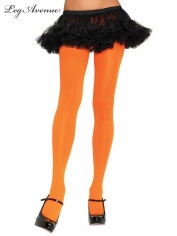 Nylon Tights Orange - Leg Avenue Pantyhose and Tights