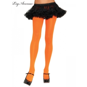 Nylon Tights Orange - Leg Avenue Pantyhose and Tights