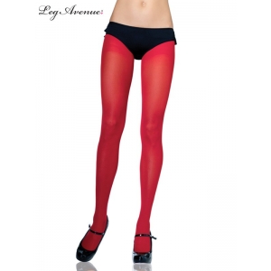 Nylon Tights Red - Leg Avenue Pantyhose and Tights