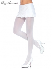 Nylon Tights White - Leg Avenue Pantyhose and Tights