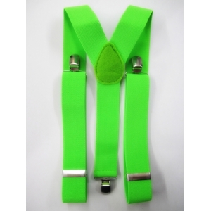 Green Suspenders - Costume Accessories