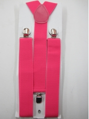 Hot Pink Suspenders