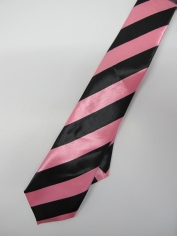 Pink Stripe Tie - Costume Accessories 