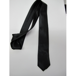 Black Skinning tie - Costume Accessories