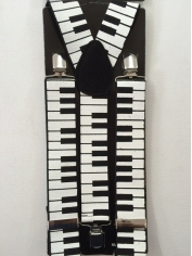 Piano Keyboard Suspenders