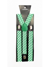 Shamrock Suspenders - St Patricks Day Costumes