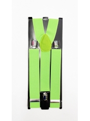 Bright Green Suspenders - St Patricks Day Costumes