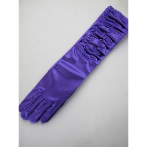 Long Purple Gloves